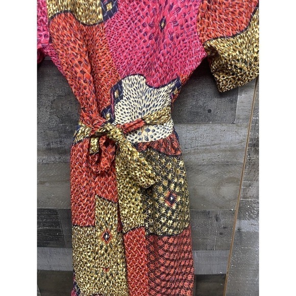 $298 Anthropologie Legend & Song Dutch Wax Pili Dress 2 by Doreen Mashika - Picture 3 of 8